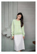 Huang Zhi Green Round Neck