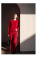 Sand Red Round Neck