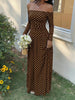 Brown With Polkadot