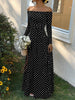 Black Polka Dot