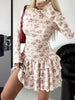 Apricot Pink Floral